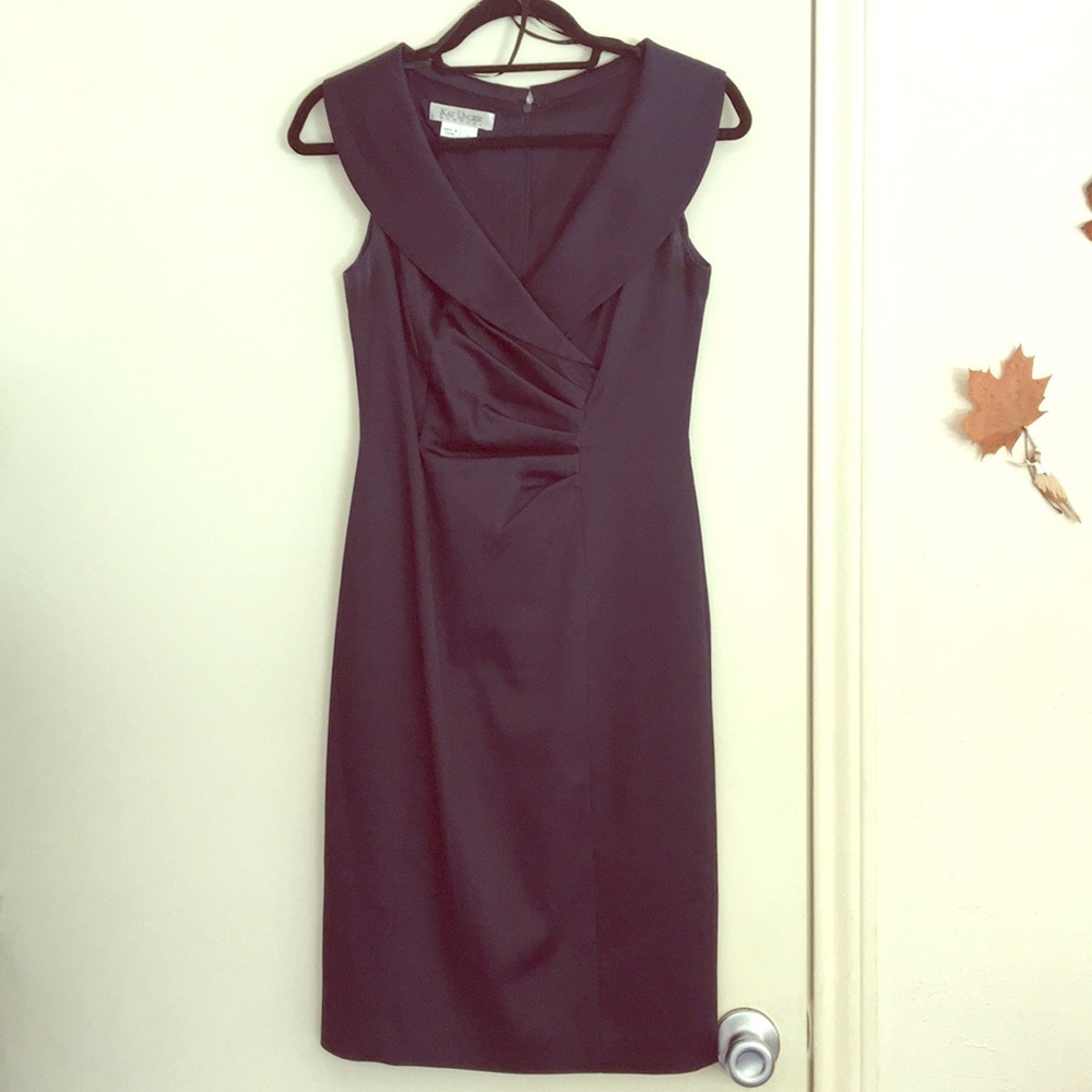 Navy blue cocktail dress